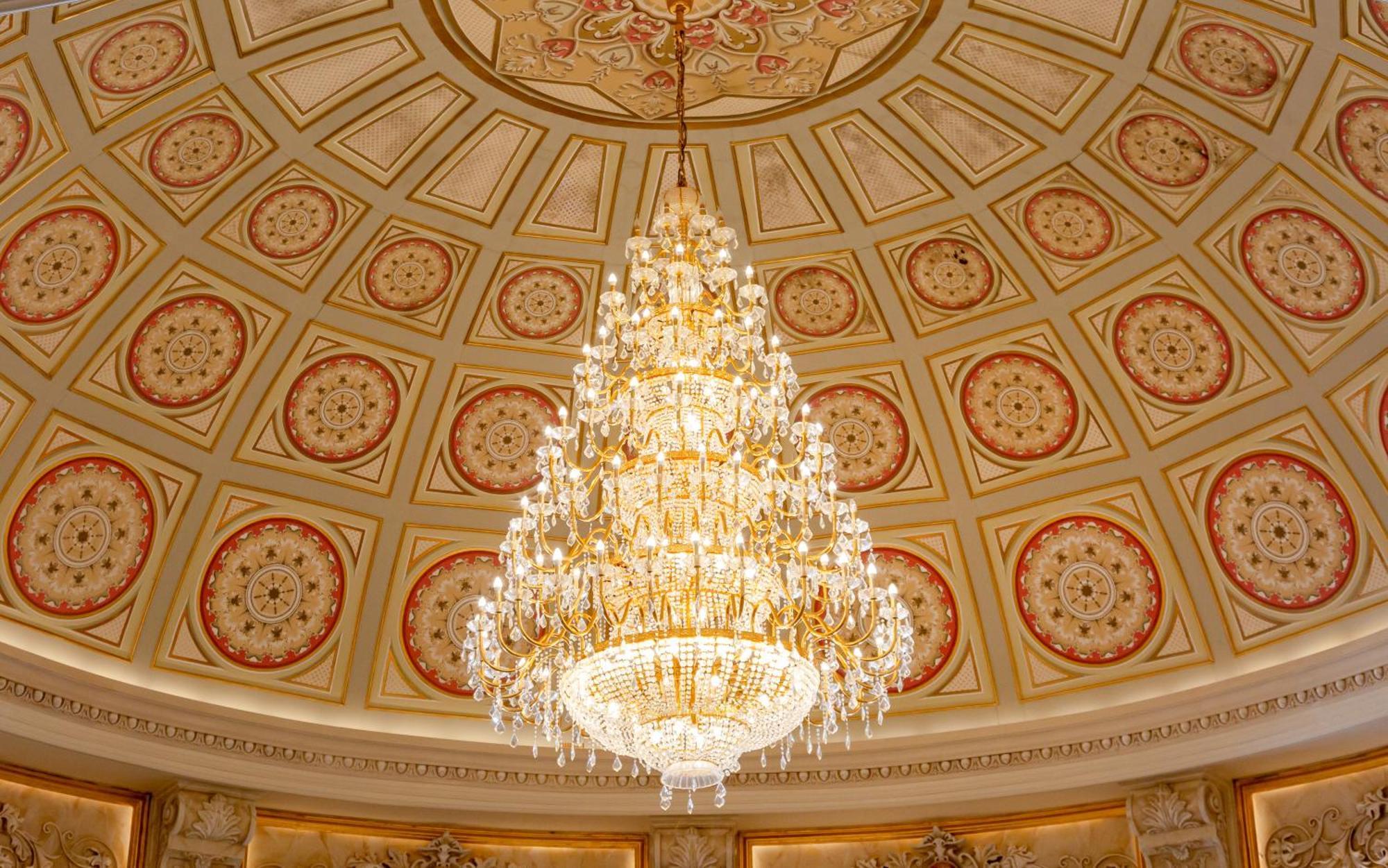 Shamakhi Palace Sharadil Seredil Dış mekan fotoğraf The ceiling of the ballroom